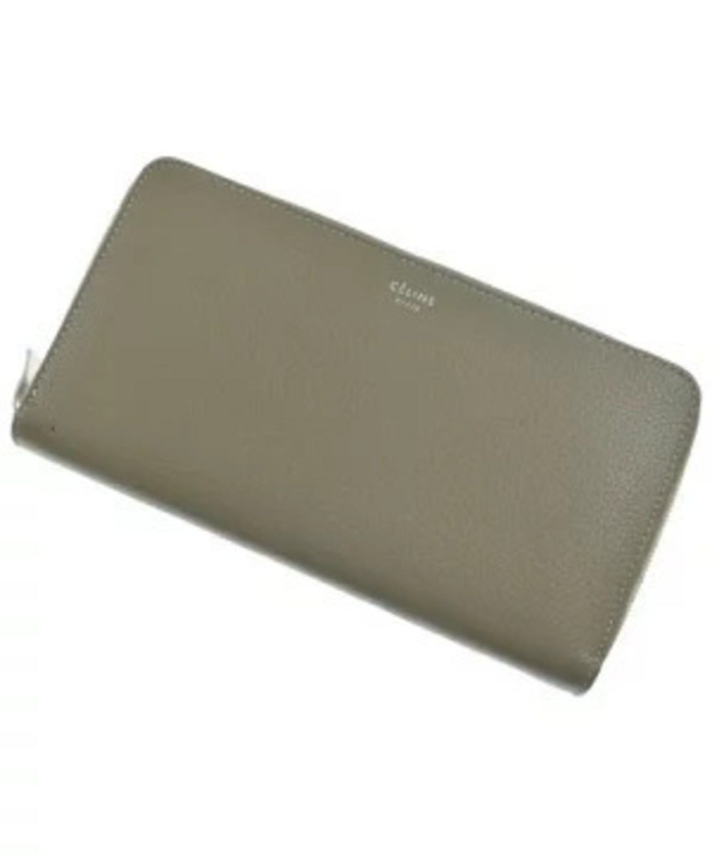 Celine Wallet coin case Wallet Beige Cream